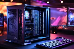 专业电竞设备全解析：比赛专用电脑搭载高性能散热系统，搭配高刷新率显示器与机械键盘电竞鼠标